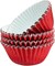 Cupcake Liners, Paper Foil Cupcake Liners Muffin Baking Cups(Bright Red)